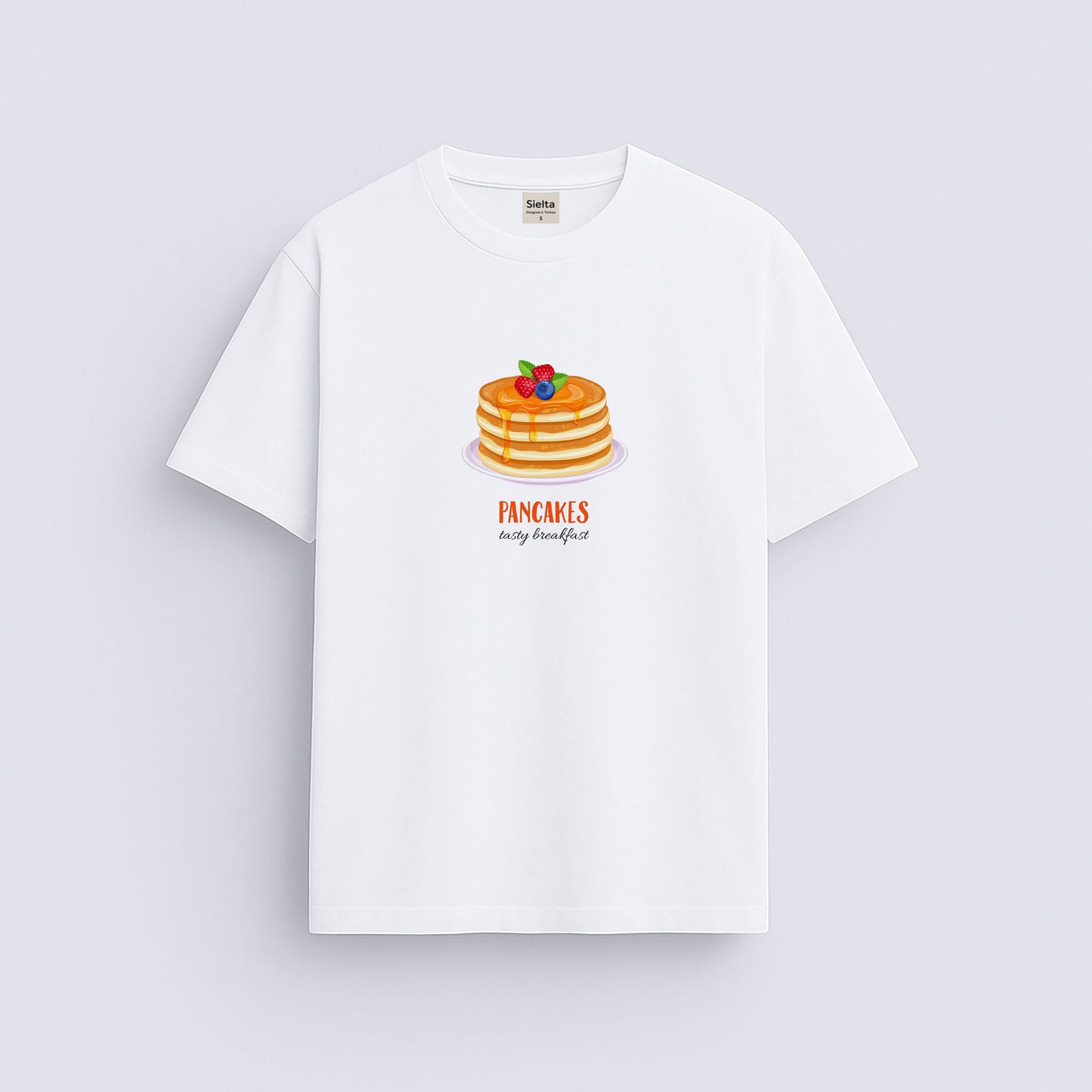 Minimal baskılı regular tişört