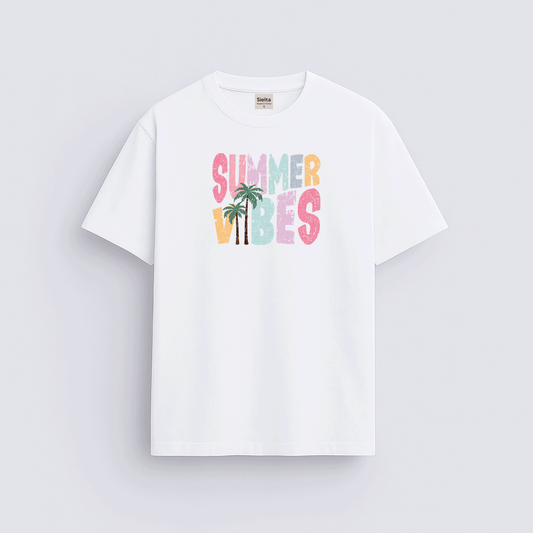 Summer baskılı regular tişört