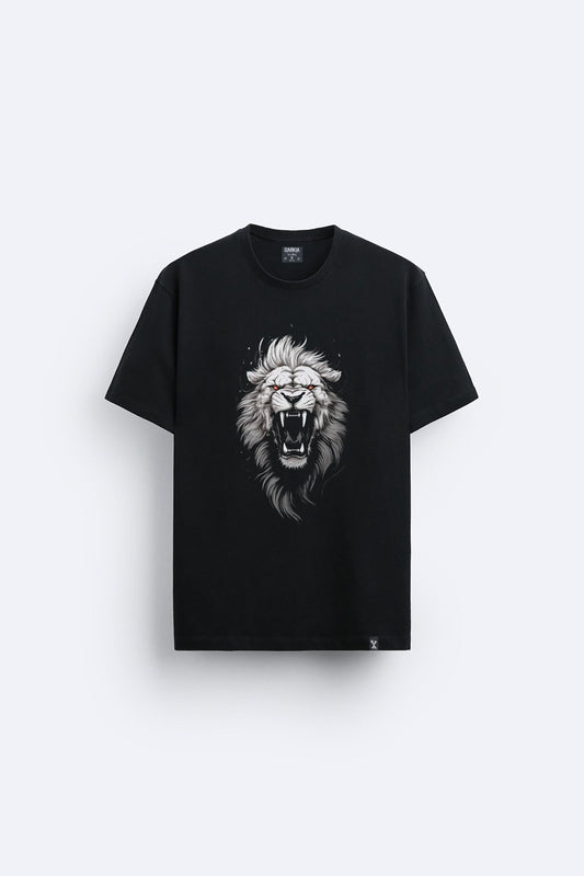 Aslan baskılı regular tişört