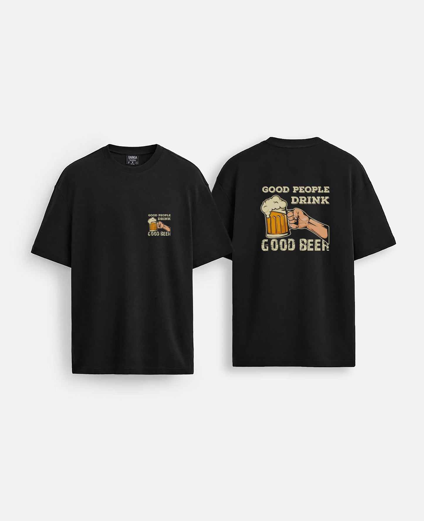 Beer baskılı oversize tişört