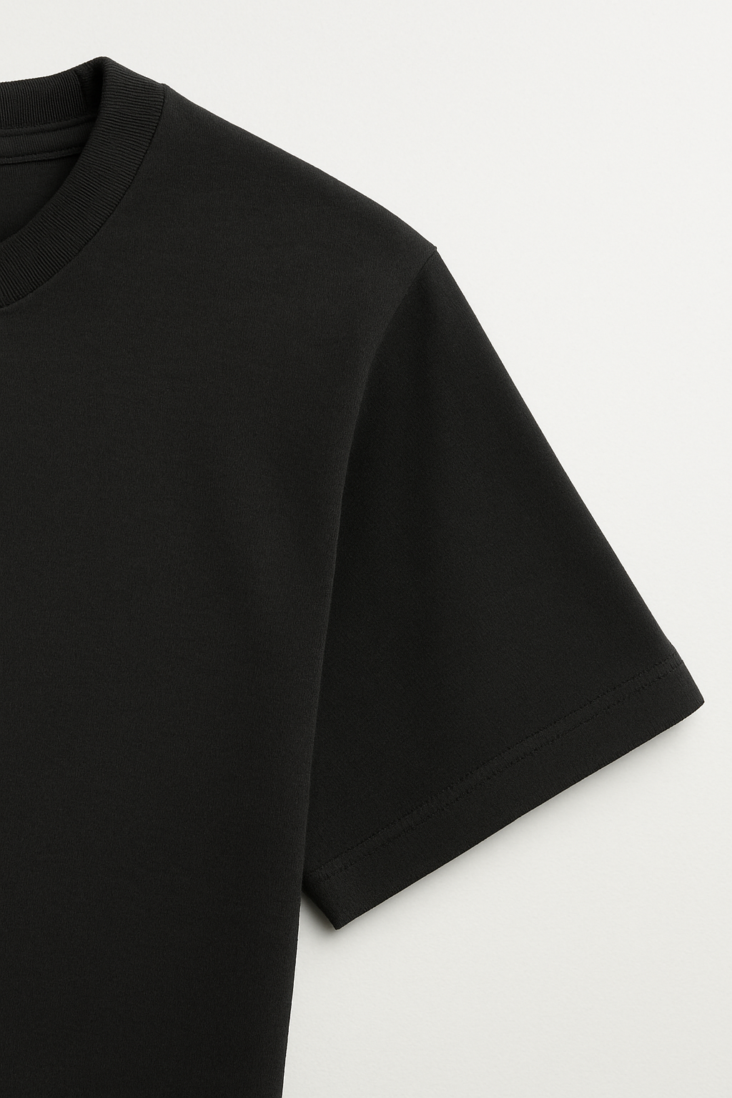 Türk Bozkurt Kurt Baskılı Bisiklet Yaka Siyah  Tişört