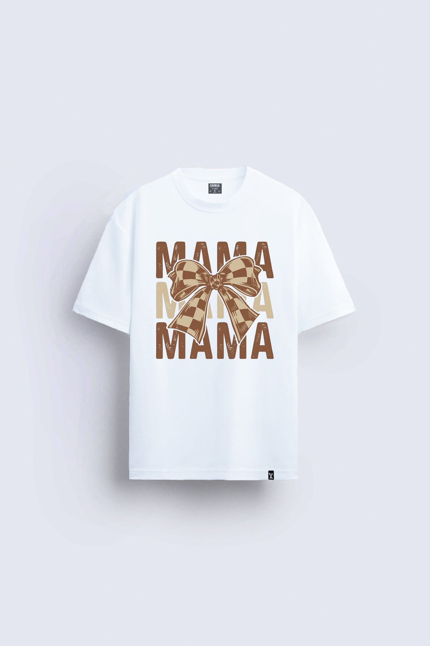 Anneler Günü Hediye Tişörtü – MOTHER MAMA MOM  Baskılı Oversize Tişört