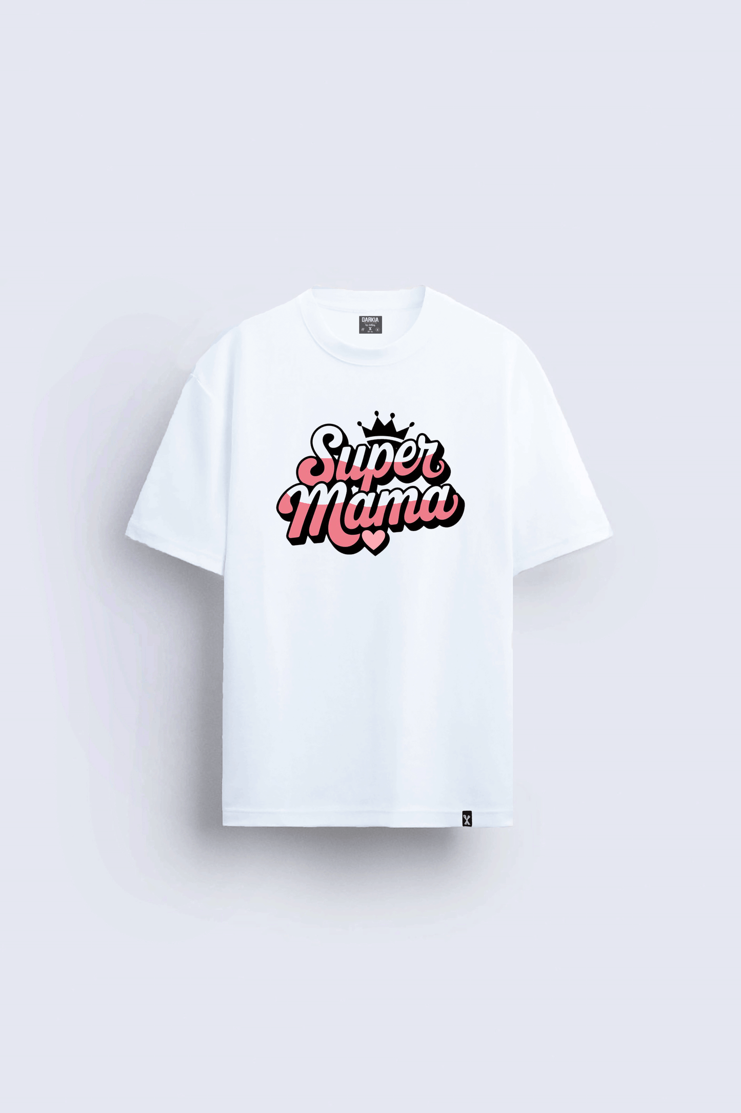 Anneler Günü Hediye Tişörtü – MOTHER MAMA MOM  Baskılı Oversize Tişört