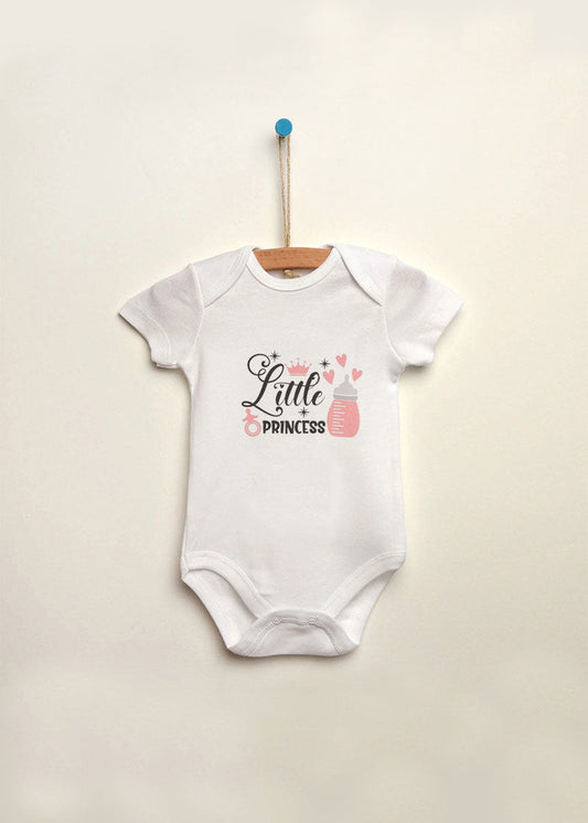 princess baskılı bebek zıbın