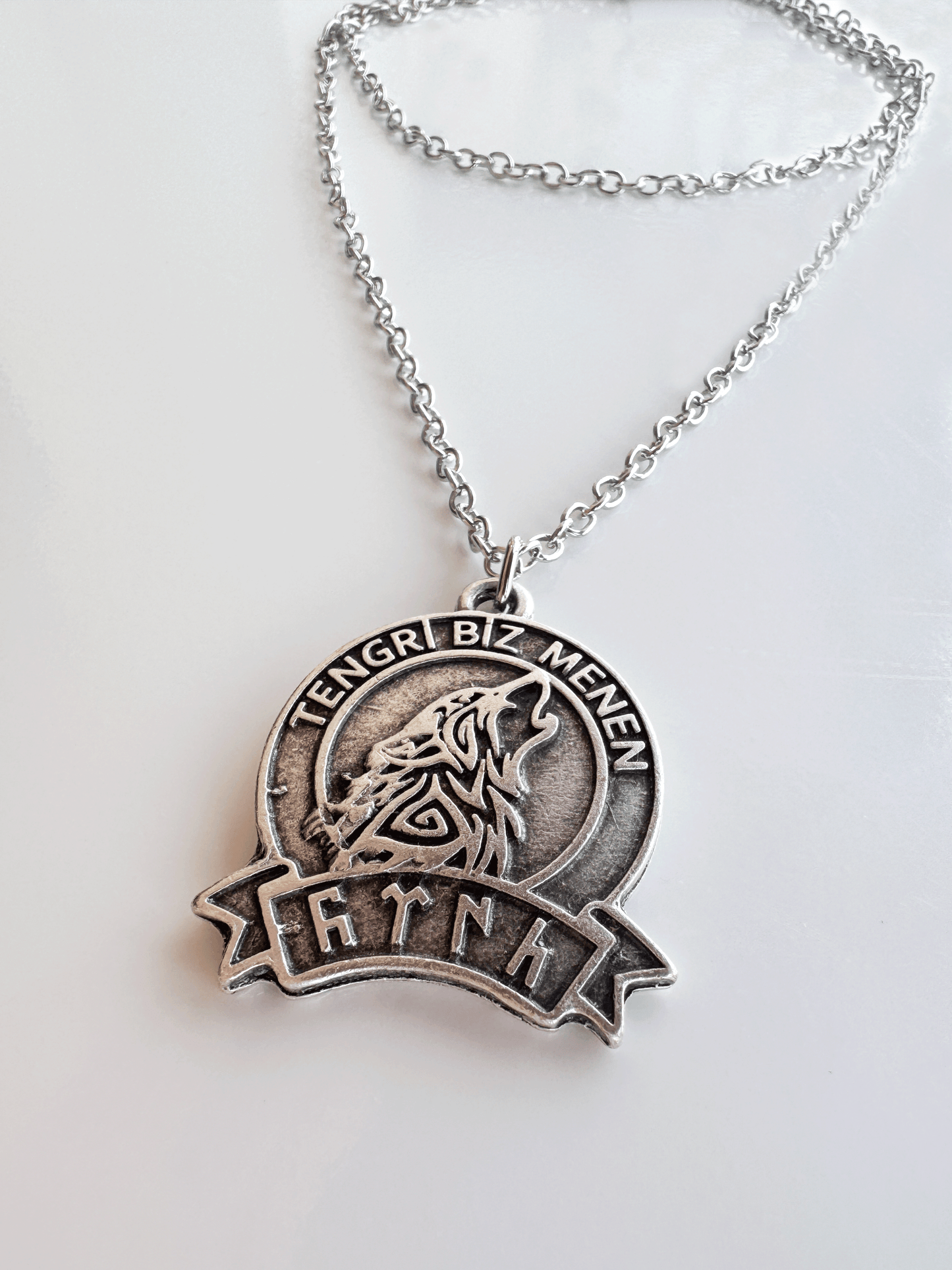 Türk Bozkurt Zincir Kolye