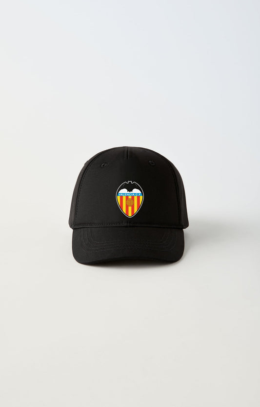 Valencia Futbol Takımı Baskılı Baskılı Ayarlanabilir Siyah Şapka