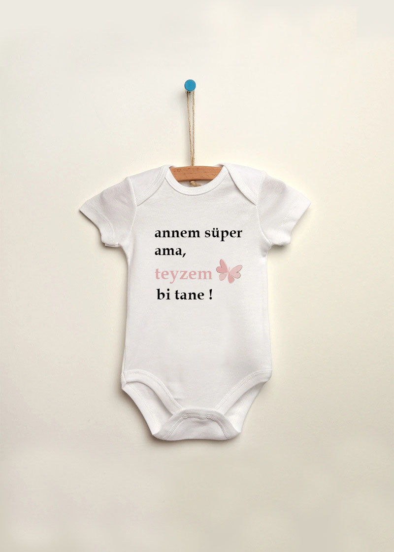 teyze baskılı bebek zıbın