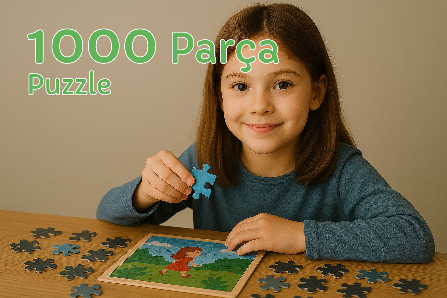 1000 Parça Puzzle – Zeka, Sabır ve Strateji Geliştirici | Kidzia