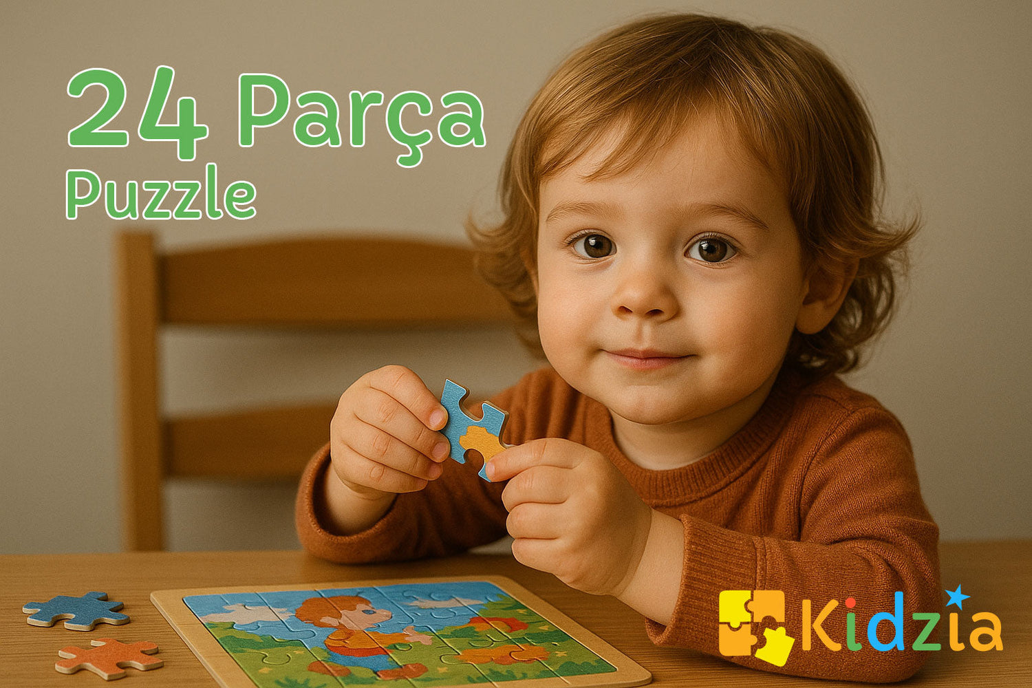 24 Parça Frame Puzzle – Zeka ve Dikkat Geliştirici | Kidzia