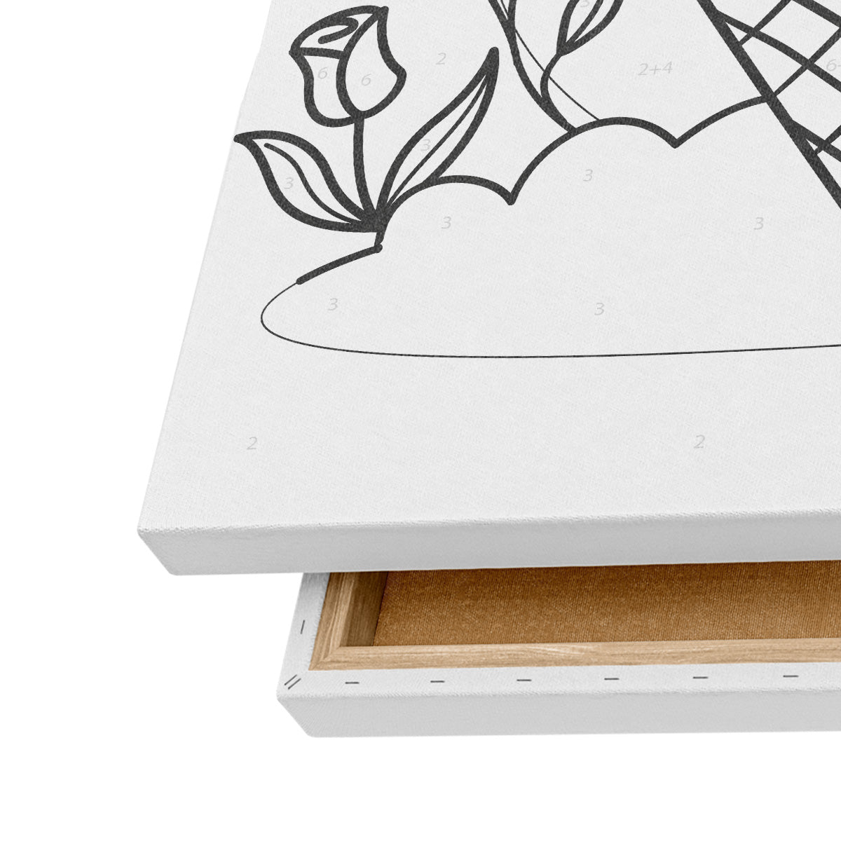 Lezzetli Sayılar - 25x35cm - Boyama Tablo