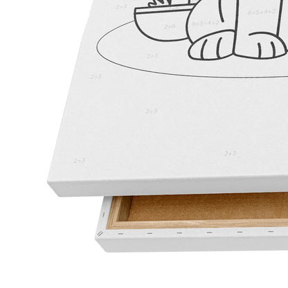 Mutlu Köpek - 25x35cm - Boyama Tablo