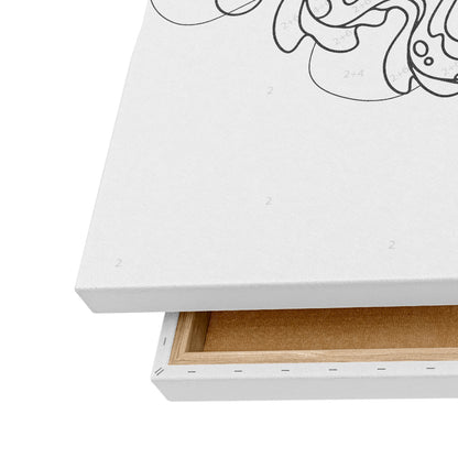 Sevimli Okyanus - 25x35cm - Boyama Tablo