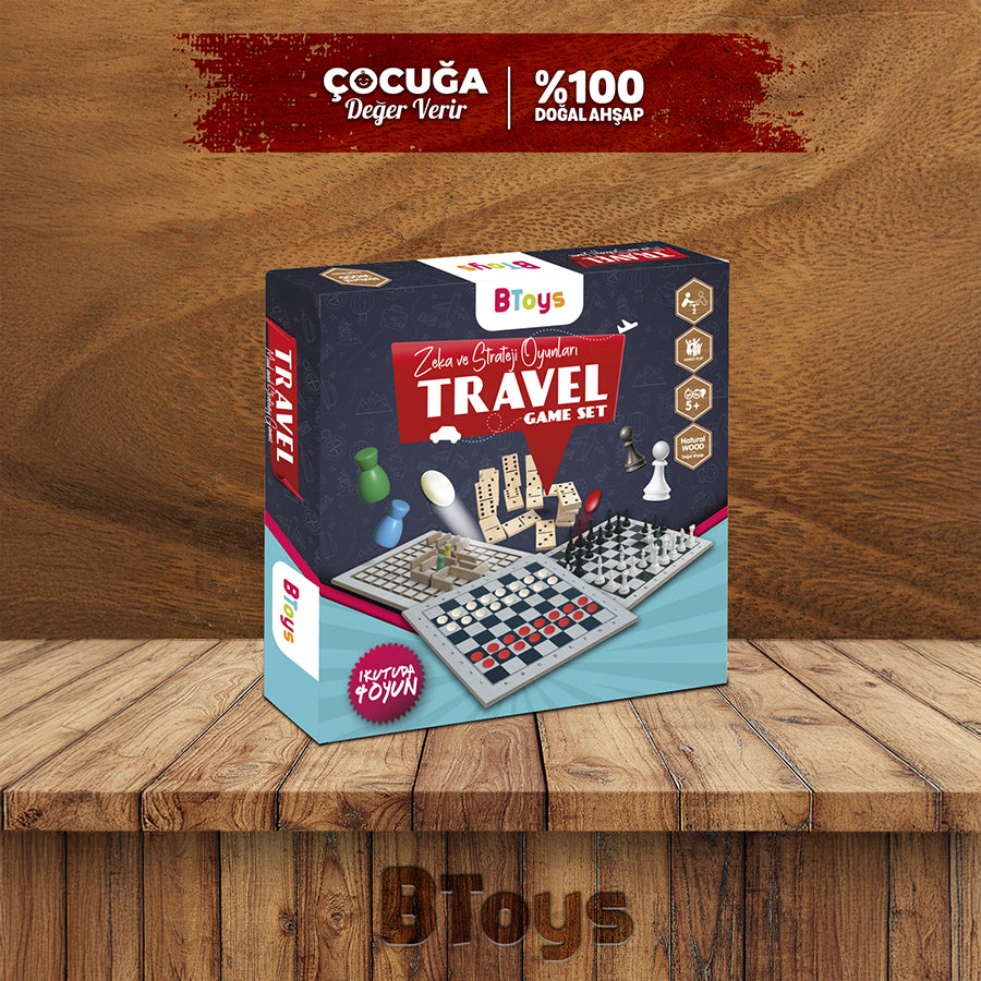 Travel Set - Ahşap Zeka Ve Strateji Oyunu