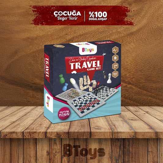 Travel Set - Ahşap Zeka Ve Strateji Oyunu