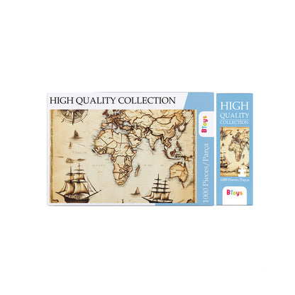 Piri Reis Haritası - 1500ler - 1.000 Parça