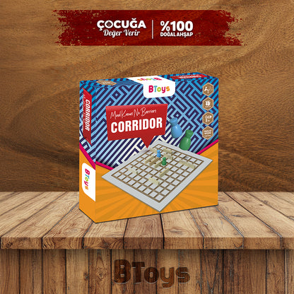 Koridor - Corridor - Ahşap Zeka Ve Strateji Oyunu