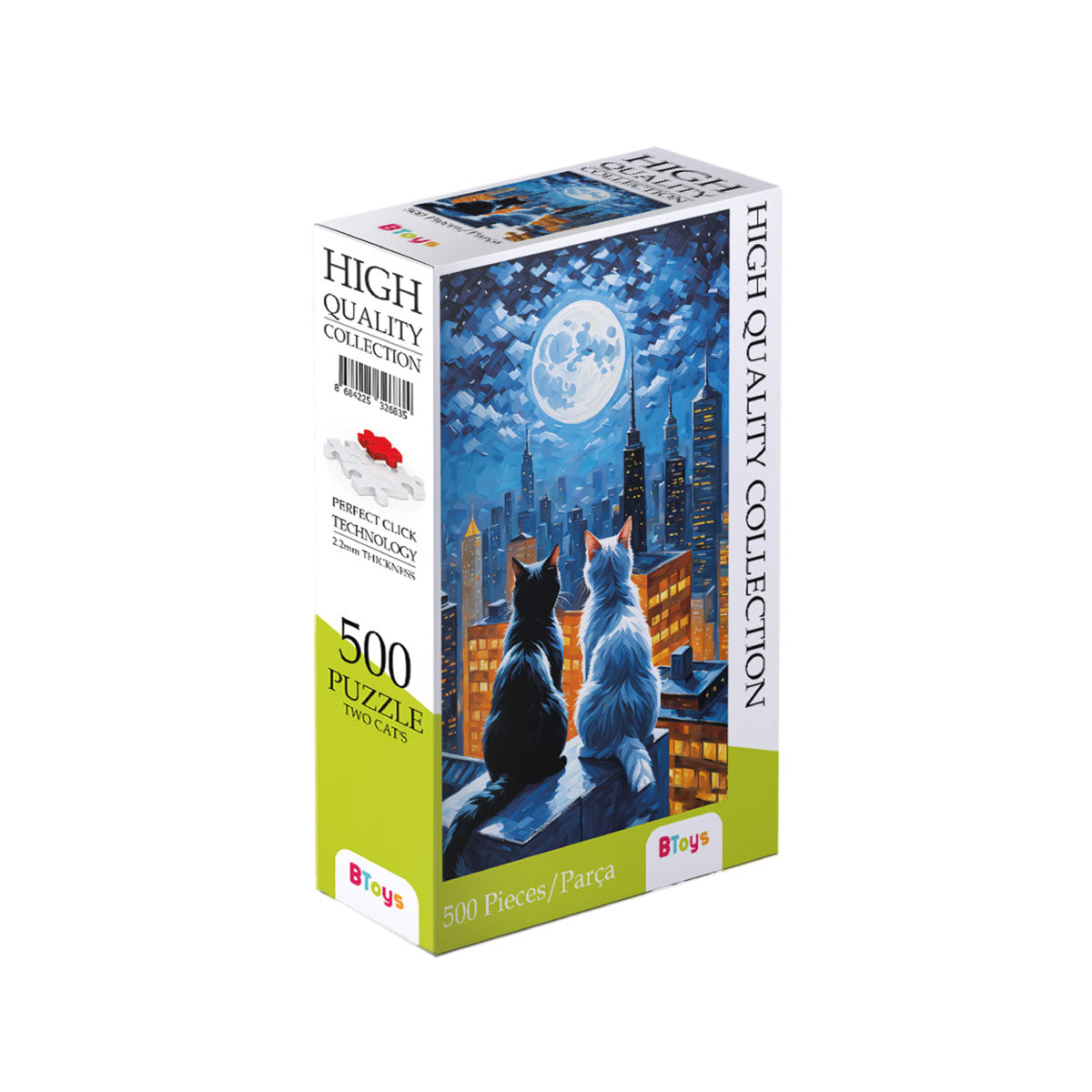 İki Kedi - 500 Parça