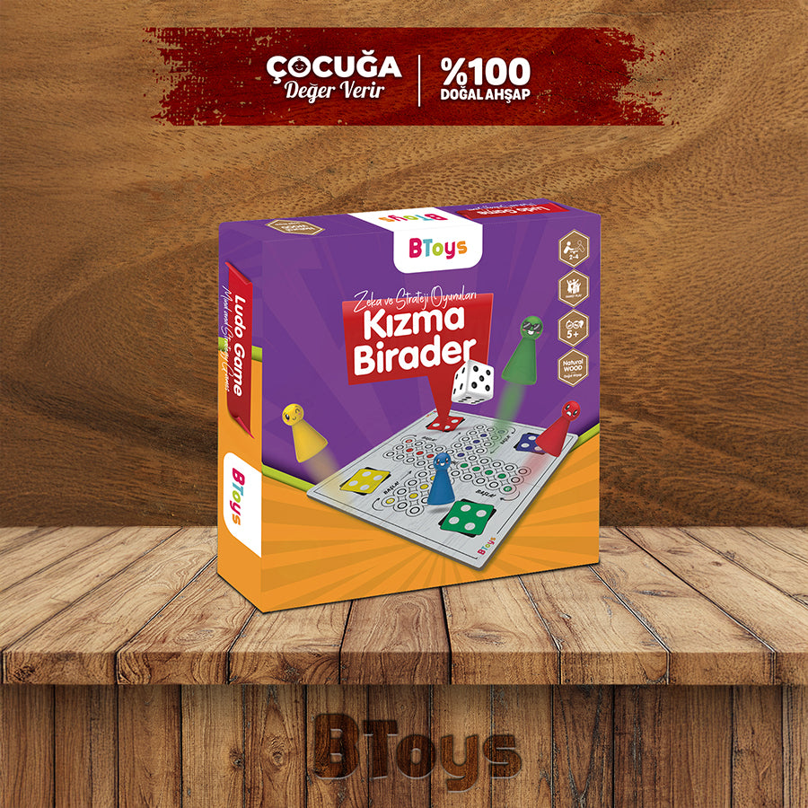 Kızma Birader - Ahşap Zeka Ve Strateji Oyunu