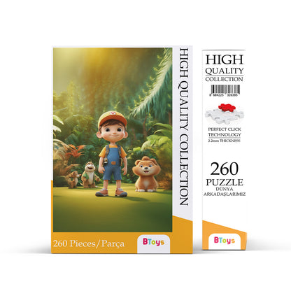 Dünya Arkadaşlarımız - 260 Parça Puzzle
