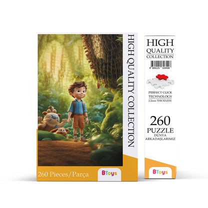 Dünya Arkadaşlarımız - 260 Parça Puzzle