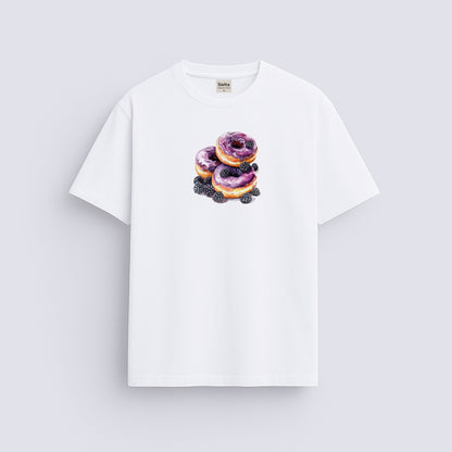 Donut baskılı regular tişört