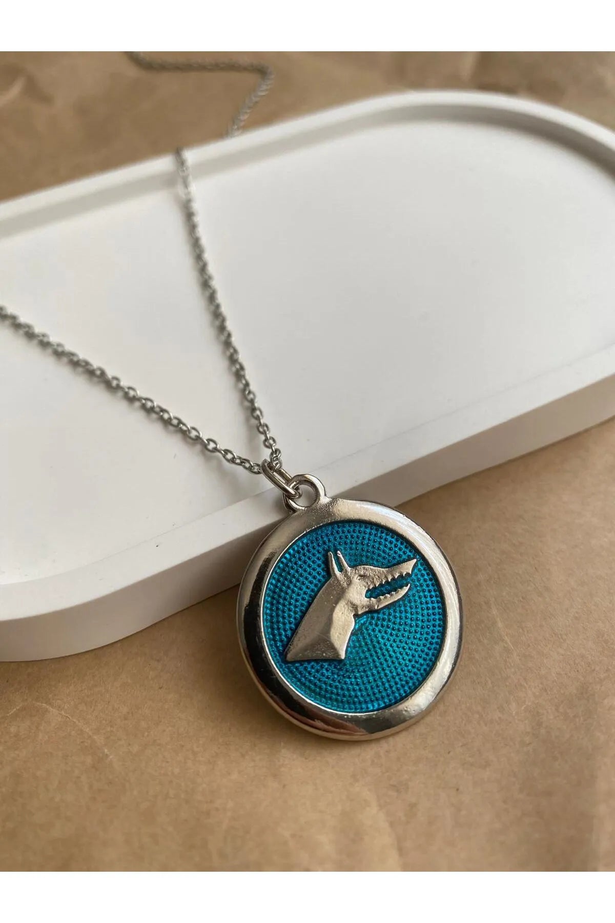 Türk Bozkurt Zincir Kolye