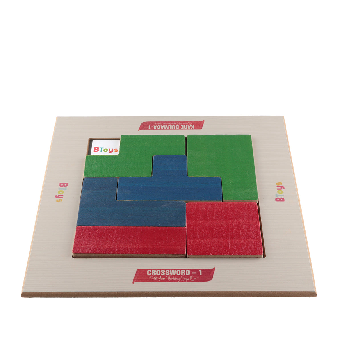 Kare Bulmaca 1 - Ahşap Zeka Ve Strateji Oyunu