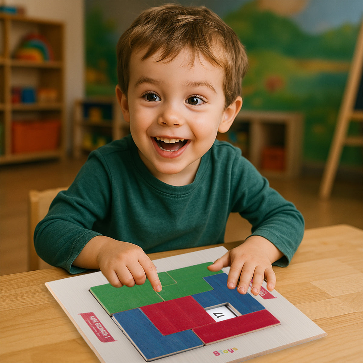 Kare Bulmaca 1 - Ahşap Zeka Ve Strateji Oyunu