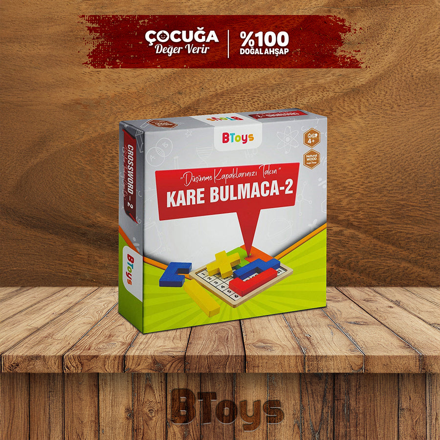 Kare Bulmaca 2 - Ahşap Zeka Ve Strateji Oyunu