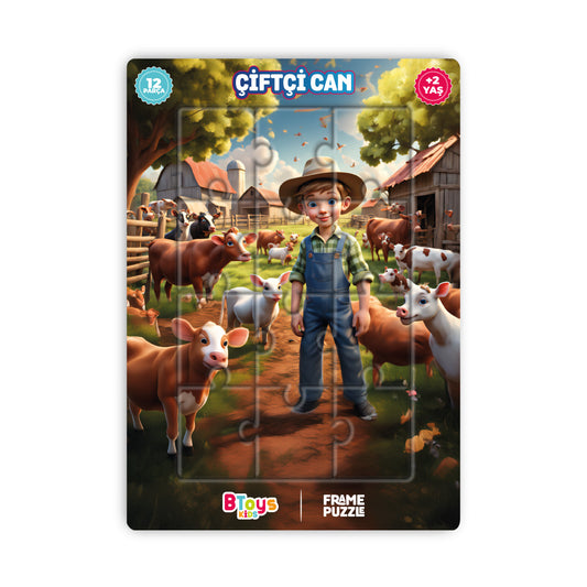 Çiftçi Can - Frame Puzzle