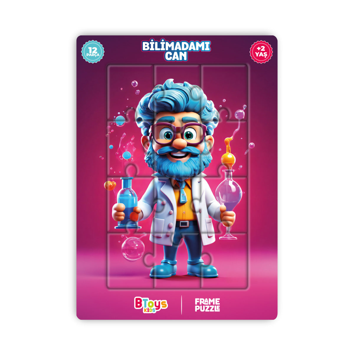 Bilim Adamı Can - Frame Puzzle
