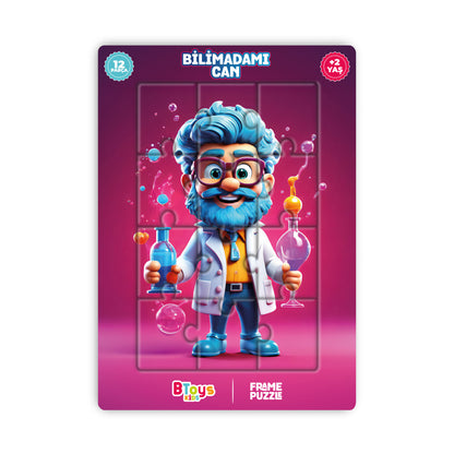 Bilim Adamı Can - Frame Puzzle