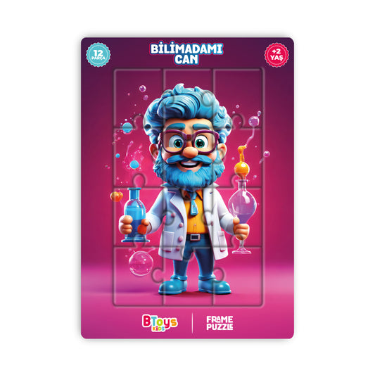 Bilim Adamı Can - Frame Puzzle
