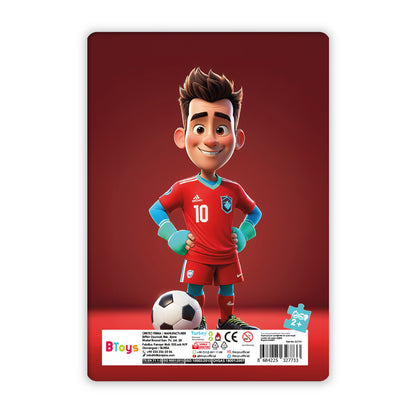 Futbolcu Can - 12 Parça Frame Puzzle