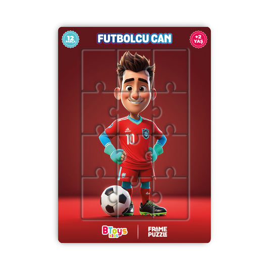 Futbolcu Can - Frame Puzzle