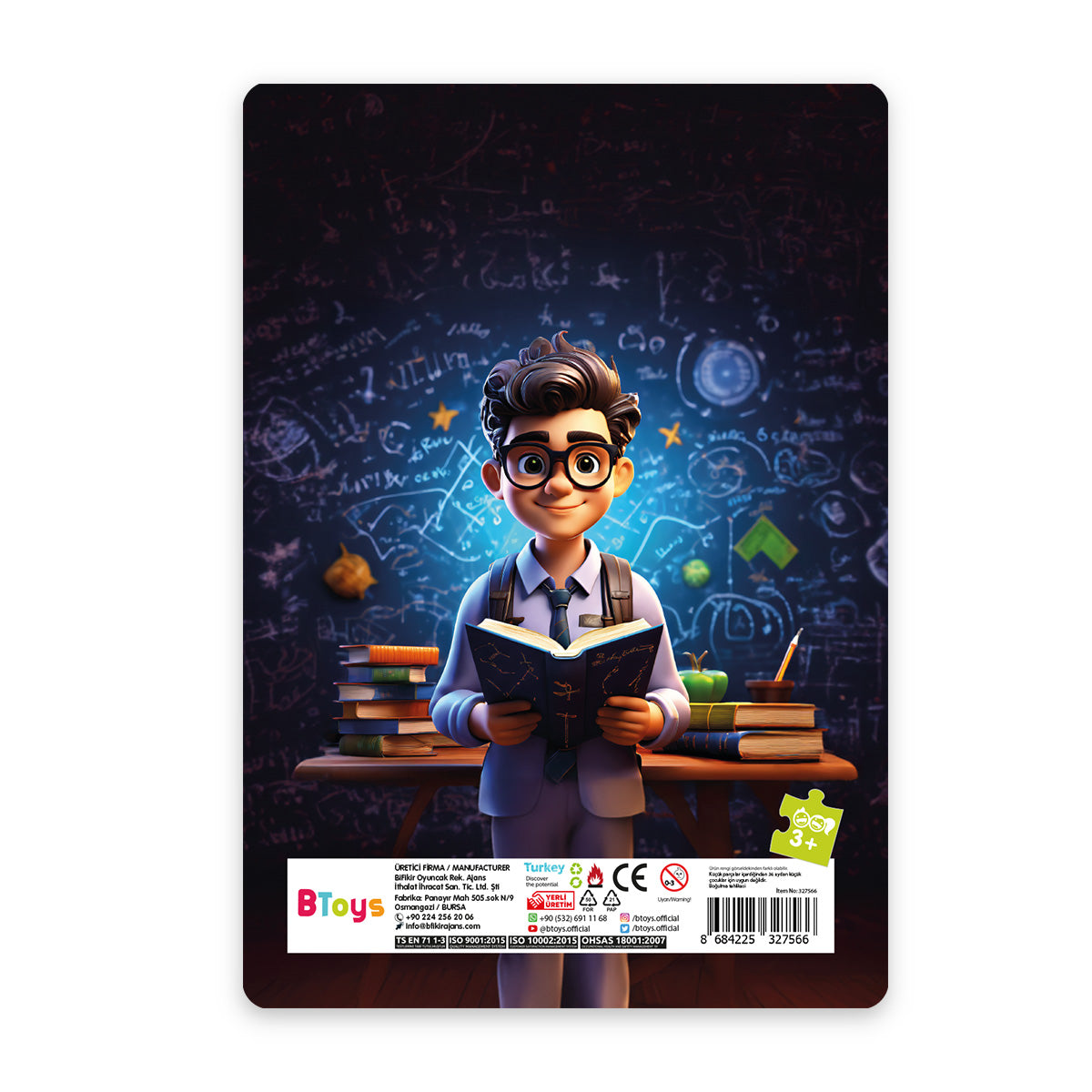 Öğretmen Can - 24 Parça Frame Puzzle