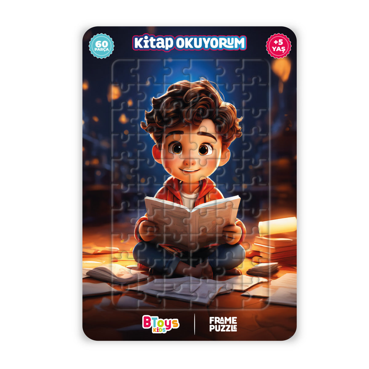 Kitap Okuyorum - Frame Puzzle
