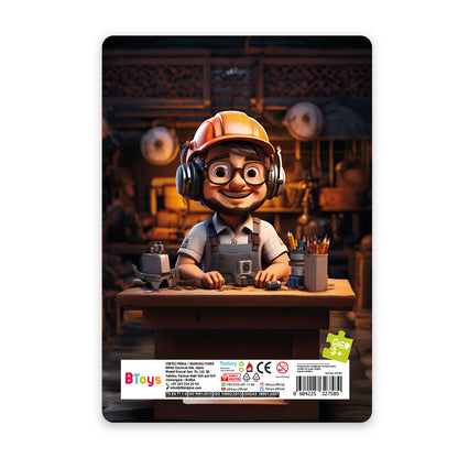 Oyuncu Can - 24 Parça Frame Puzzle