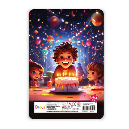 Bugün Benim Doğum Günüm - 60 Parça Frame Puzzle