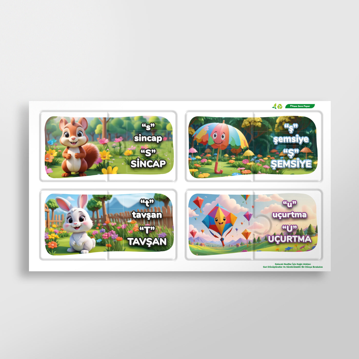 Türkçe Alfabe Öğrenme Seti