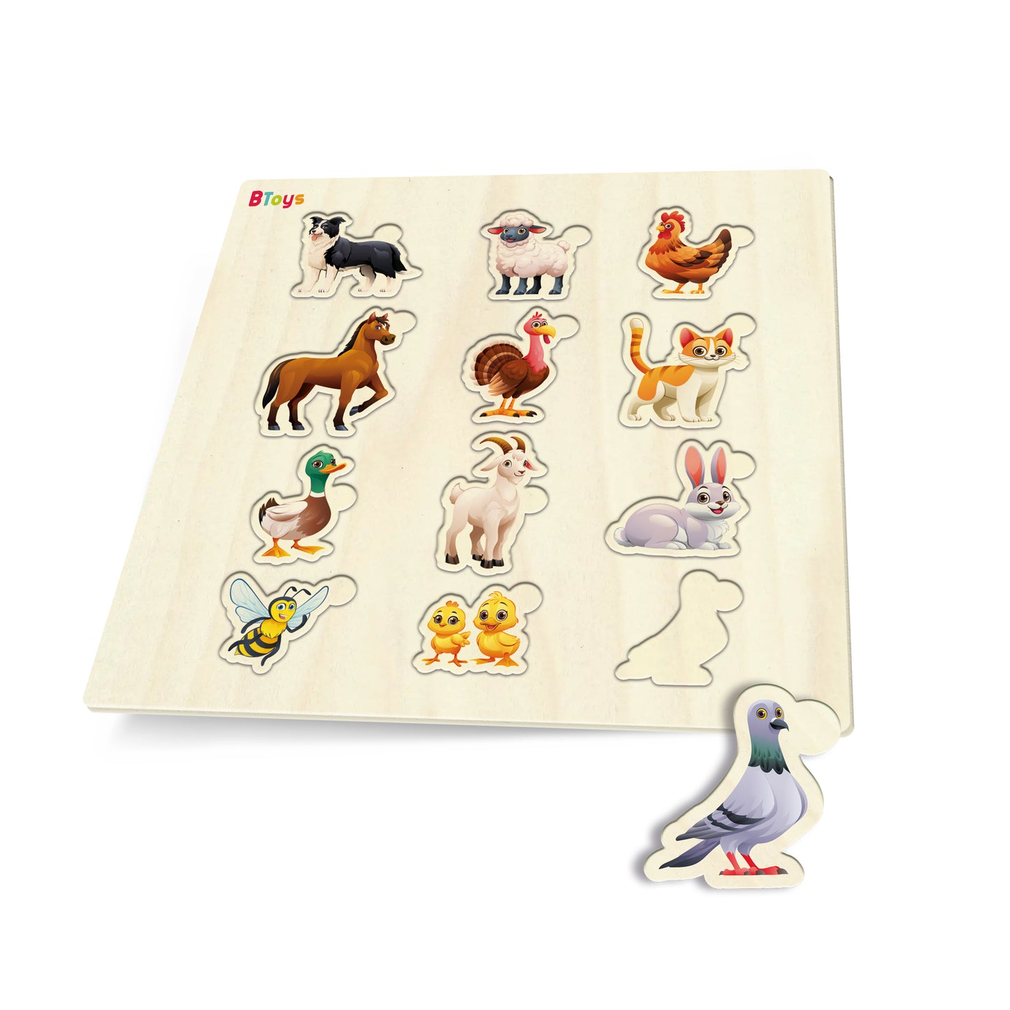 Çiftlik Hayvanlar Yapboz