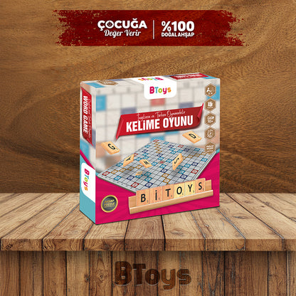 Kelime Oyunu - Ahşap Zeka Ve Strateji Oyunu