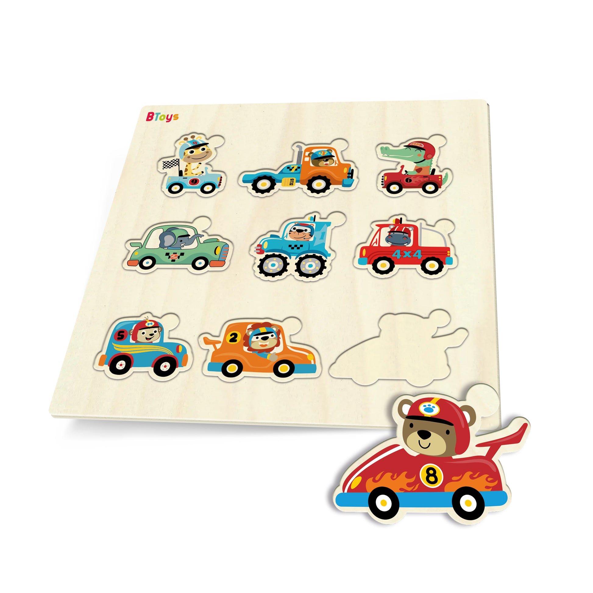 Yarış Arabaları Yapboz