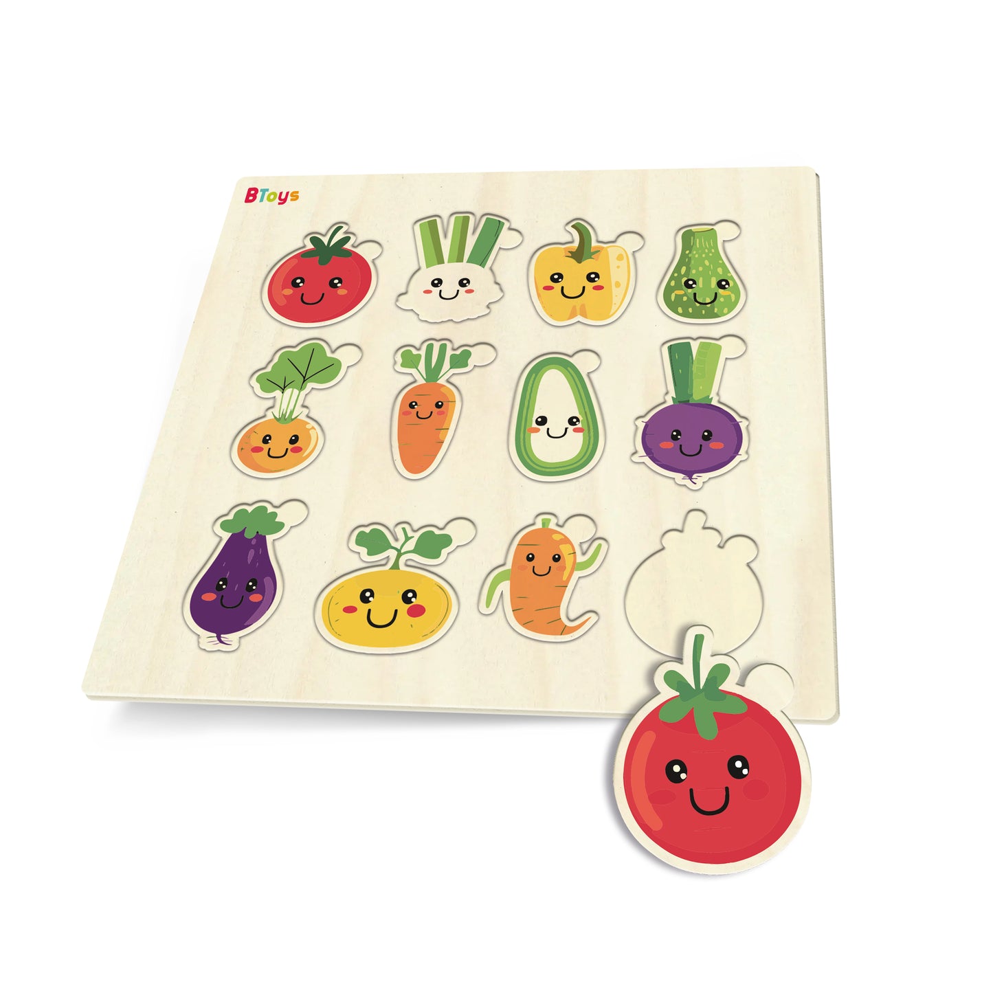 Sevimli Sebzeler Yapboz