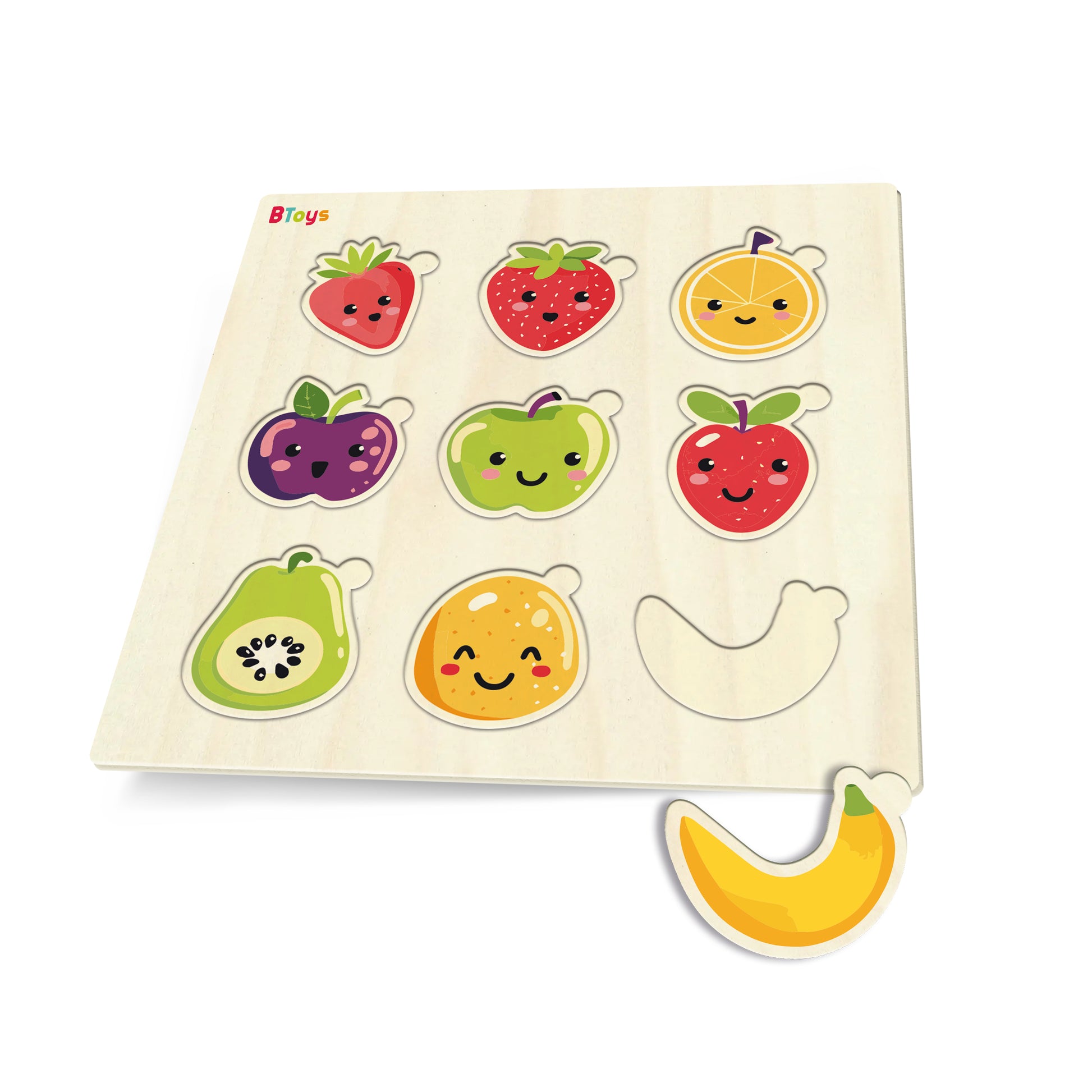 Sevimli Meyveler Yapboz