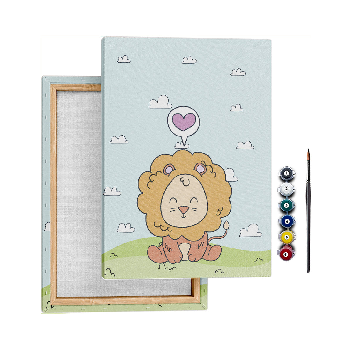 BToys Aslan - 35x50cm - Boyama Tablo