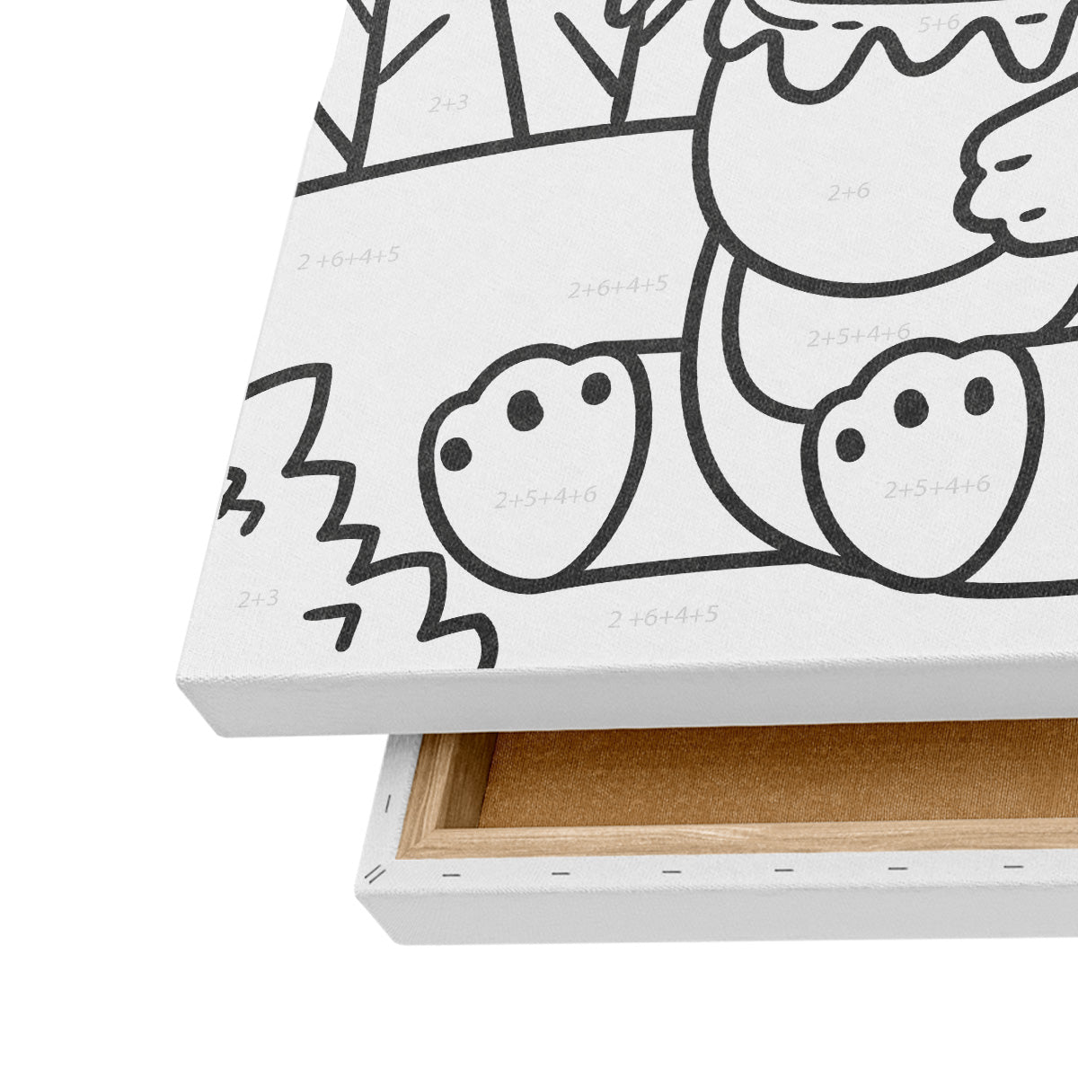 Obur Ayı - 35x50cm - Boyama Tablo