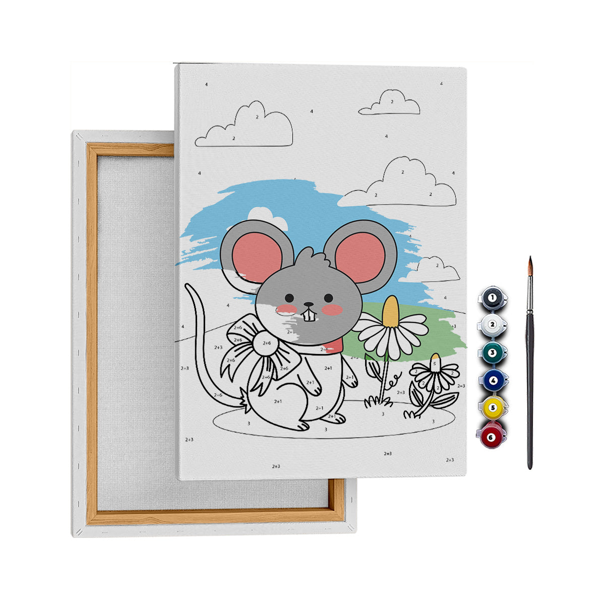 Fareli Bahar - 35x50cm - Boyama Tablo