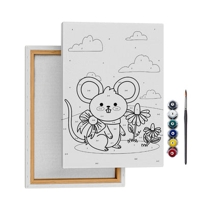 Fareli Bahar - 35x50cm - Boyama Tablo