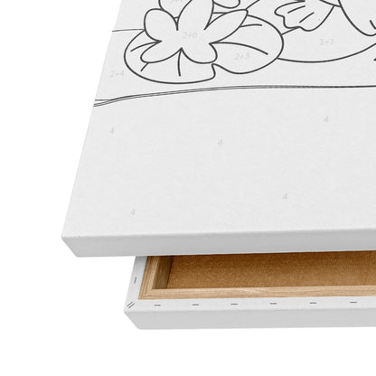 Göldeki Kurbağa - 35x50cm - Boyama Tablo